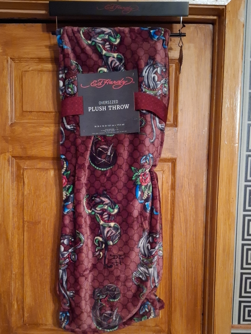 Ed Hardy Throw Blanket